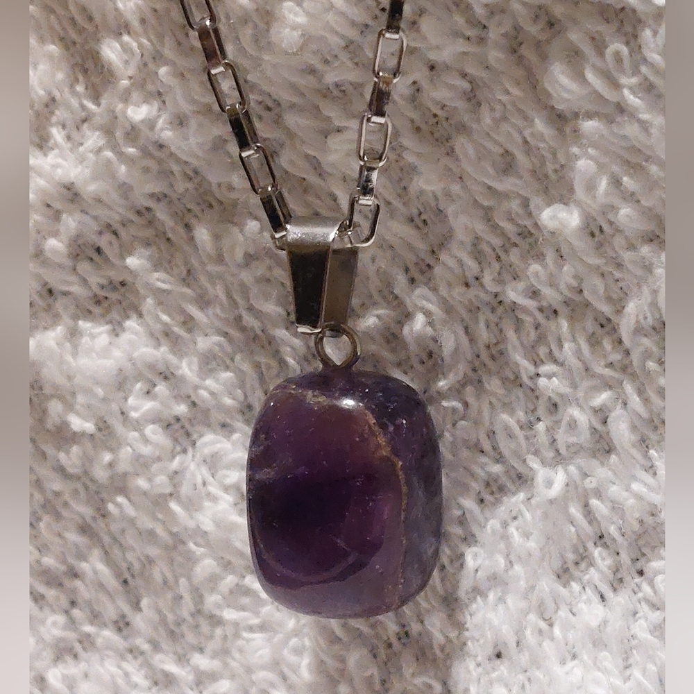 Amethyst pendent with Necklace